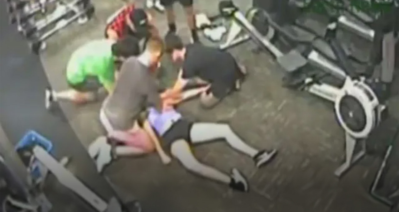 DESFI DEPOT Captado por camaras de seguridad: joven sufrió un paro cardiaco en gimnasio