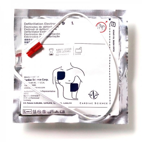 Electrodos de desfibrilación para adultos